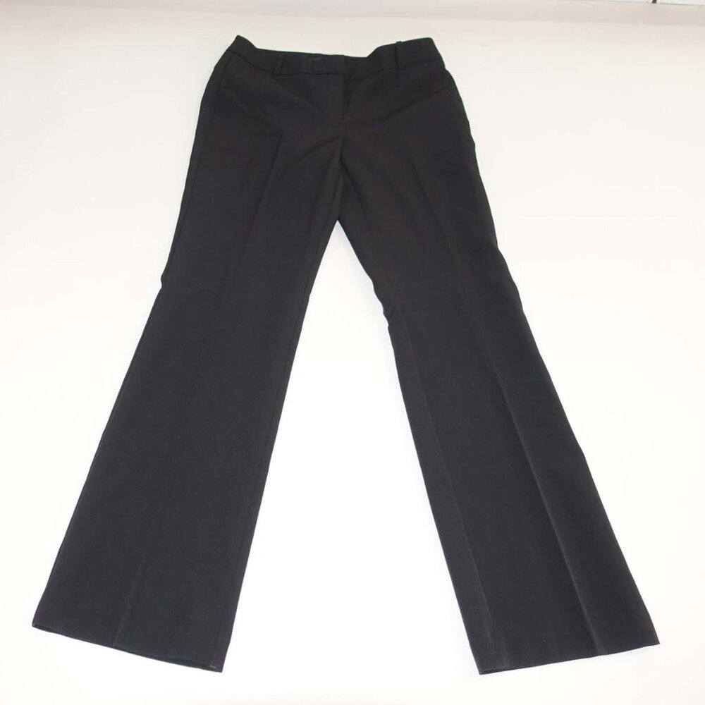 Adrianna Papell Women's Boot Cut Dress Pants Size 6 NWT Black 32" Inseam Slacks